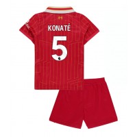 Liverpool Ibrahima Konate #5 Heimtrikotsatz Kinder 2024-25 Kurzarm (+ Kurze Hosen)